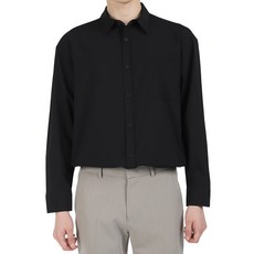 DAKUANG 男士寬鬆版型Pio長袖素色襯衫 C08K4_ss2205