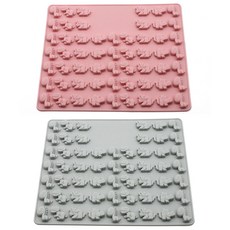 57格矽膠迷你恐龍造型模具 2入, 藍色, 粉色, 1套