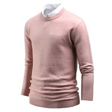 DAKUANG 男款素色針織圓領上衣