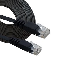 IN CAT.6 UTP 다이렉트 FLAT 랜케이블 IN-6UF03B, 혼합색상, 2개, 3m