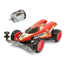 TAMIYA Fire Dragon Premium 4WD Minicar 18072 + Atomic Tuned 2 Motor 15486, 紅色的, 1套