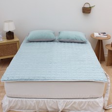 CHOUETTROOM 超細纖維水暖床墊套, 薄荷