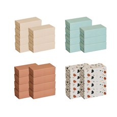 접기 쉬운 이지 종이벽돌블럭 40p, TypeC(소프트핑크, 블루, 테라코타, 테라조), 1개