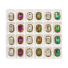 네일은재료빨 쥬얼리 한 판 네일 스톤 세트, 비올레타, 1개