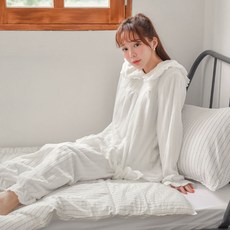 코코드림 여성용 퓨어리스 레이스 투피스 수면잠옷 HX9902