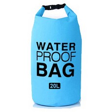 防水防水袋 20L, 藍色