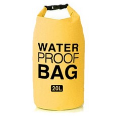 방수 드라이백 20L, 옐로우