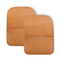 汽車座椅防踢墊 OVSC01, 棕色, 2入