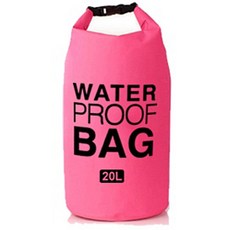 방수 드라이백 20L, 핑크