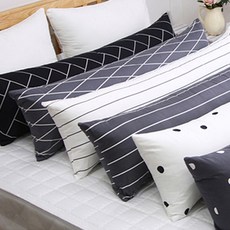 簡約風長型抱枕套, 人字形