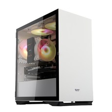 프리플로우 조립PC 화이트 홈오피스 PRO 5 (AMD R5-4650G), WIN 미포함, RAM 8GB+8GB, NVMe 250GB