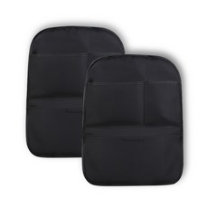 汽車座椅防踢墊 OVSC01, 黑色, 2入