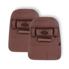 汽車座椅防踢墊 OVSC02, 摩卡棕, 2入
