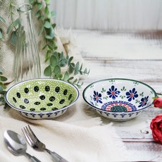 Polave 水果大碗 2件組, 幸運草, 哈密瓜, 1套