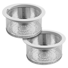 eSPACE 不鏽鋼水槽濾網 灰色, 1件, 2個