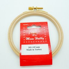 土耳其圓形刺繡架 105mm, 混色, 1個
