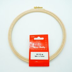 土耳其圓形刺繡架 125mm, 混色, 1個