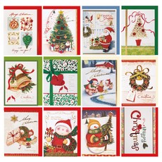From&To 聖誕卡 12款套組 S5091, 混合顏色, 2套