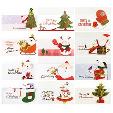 From&To 聖誕卡片組 S507 12入, 混色, 2套