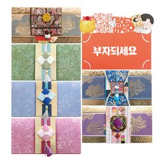 From&To 萬事亨通 現金信封 226q234 3款 + 222q456 3款 + 裝飾插牌 B5001q7 組合, 混合顏色, 1套