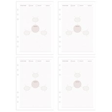 PLEPLE A5 6孔讀書紀錄心智圖補充內頁組 心智圖, 4套, 16張