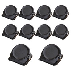 구디푸디 부착식 자석집게, 블랙, 10개