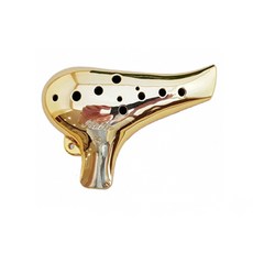 noble Ocarina 高貴的陶笛中音 C, 單品, 金子