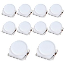 구디푸디 부착식 자석집게, 화이트, 10개