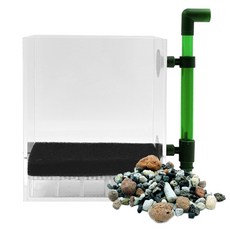 Aquatera 水族箱底部過濾盒 + Biomix Stone 過濾介質套組 M, 1套