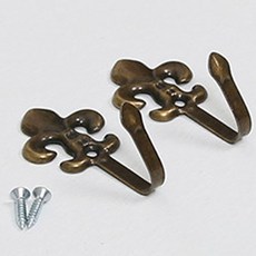 창안애 엔틱커튼걸이 세트 7.5cm, 클로버, 1세트