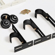 창안애 조절브라켓 25mm, 블랙, 1개