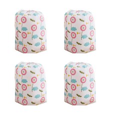 GUNU家用衣物防塵套 蒲公英 L, 1件, 4個