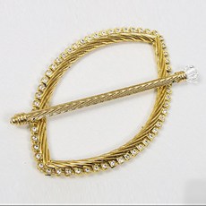 창안애 커튼비녀 12.5 x 22 cm, 엔틱, 1개