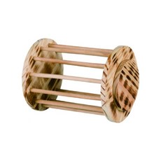 TRIXIE 木卷乾草儲存兔豚鼠玩具 61192, 單色, 1個