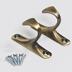 창안애 엔틱커튼걸이 세트 7.1cm, 소프트, 1세트