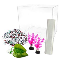 Aquatera Beta Tank後蓋魚缸全套銀五色Saeksa, 1套