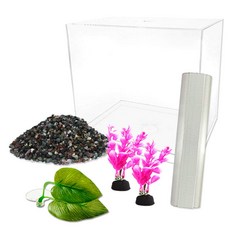 Aquatera Beta坦克後蓋魚缸全套銀黑沙, 1套