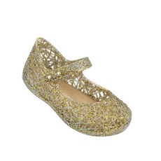 mini melissa 兒童款Campana鋸齒紋 VI皮鞋