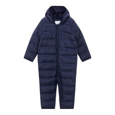 GAP 男孩純色連帽軟墊太空服