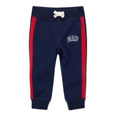 GAP 男童 Arch 徽標抓絨長褲