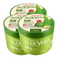 WHITE Organia 蘆薈舒緩凝膠 98, 500克, 3個