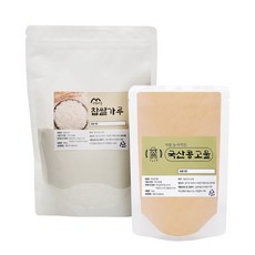 韓式打糕材料組, 糯米粉+豆粉, 1組