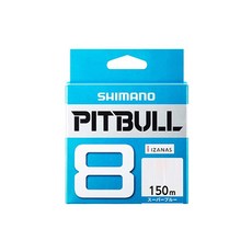 SHIMANO Pitbull 8股編織釣魚線 150m, 超級藍