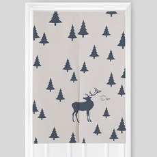 Kong K-Living Home 海軍藍隔間簾 + 窗簾桿一體成型, TYPE 12