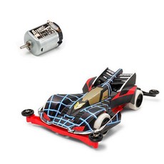 TAMIYA 田宮 Beak Spider Premium Super 2 四驅車 19439 + Atomic Tuned 2 馬達 15486 套組, 混合色, 1套