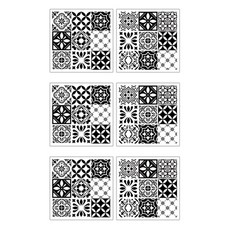 現代瓷磚 HP-7007, 自然黑, 6個