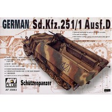 1:35 Half Truck Schutzenpanzer 프라모델 Sd.kfz.251/1 Ausf.D 35063, 1개