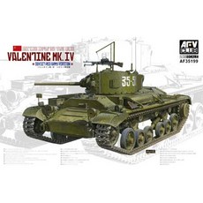 AFV CLUB 1:35 Valentine Mk.IV 35199塑膠模型坦克車, 1個