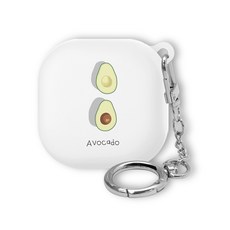 WAVESTUDIO Design Galaxy Buds FE / Buds Pro / Buds2 / Buds Live 保護殼, 單一商品, 酪梨 酪梨二號