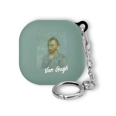 WAVESTUDIO Design Galaxy Buds FE / Buds Pro / Buds2 / Buds Live 保護殼, 單一商品, 名畫馬賽克 自畫像